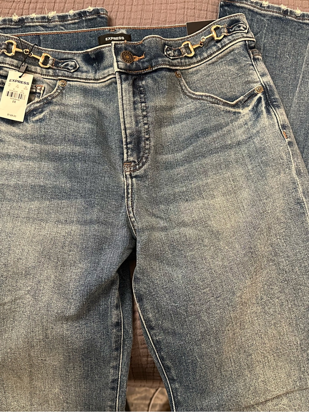 Express Horse Bit detail, wide leg